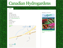 Tablet Screenshot of hydrogardens.ca